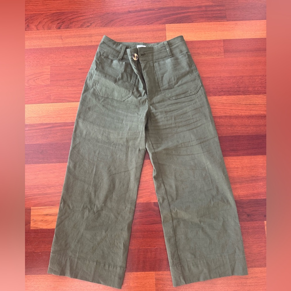 Olive Green - The Colette Pants Maeve Anthropologie